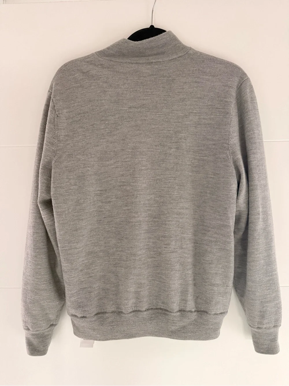 Polo Golf 100% Wool Tonal Grey Zip Up Jacket